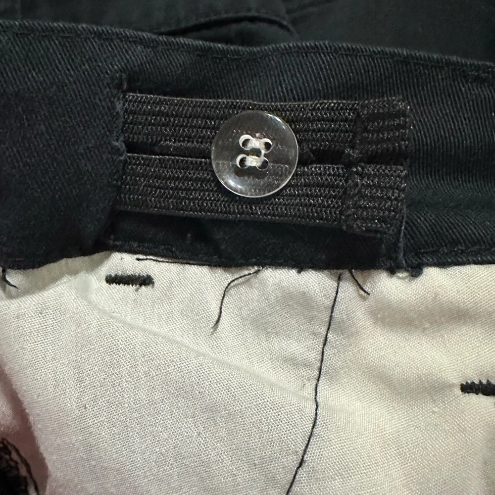 Umpyre Boys Black Cargo Pants with Adjustable Waist size 8